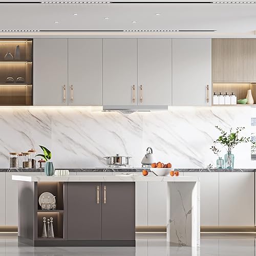 Miniatura 10 de Amerdeco Paquete de 10 pomos de latón antiguo para gabinetes de cocina de 2.1 pulgadas (2.087 in) con un solo agujero, pomos de tocador, pomos de