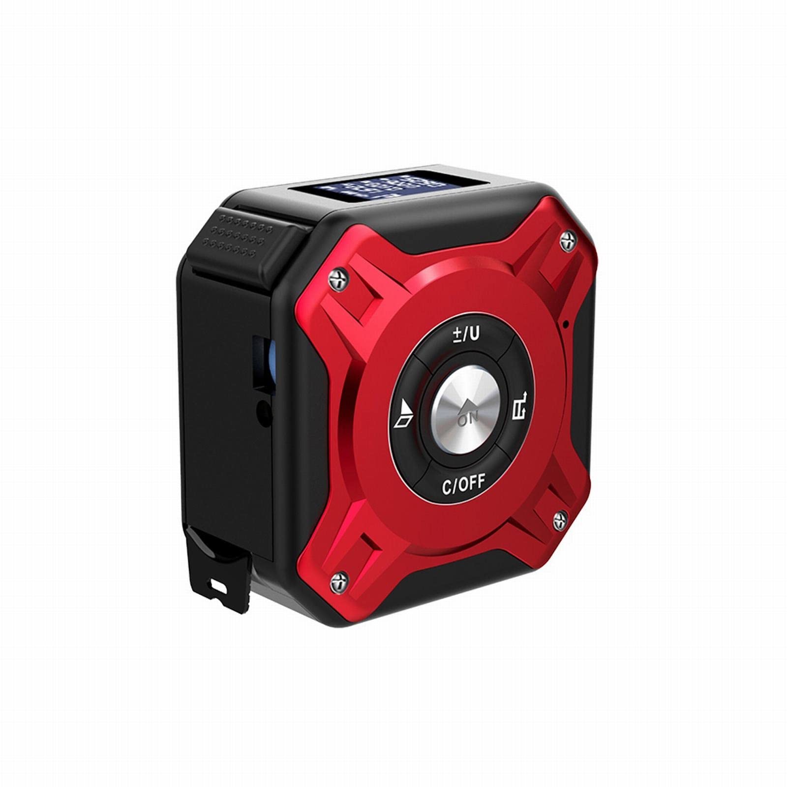 JINGYAN Cintas métricas USB Rechargeable Tape Measure Digital Display With Roll Cord Mode Laser