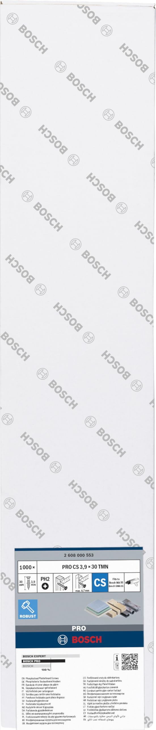Bosch Accessories 2608000553 Vis pour fermacell 3,9 x 30 G 30 mm Noir