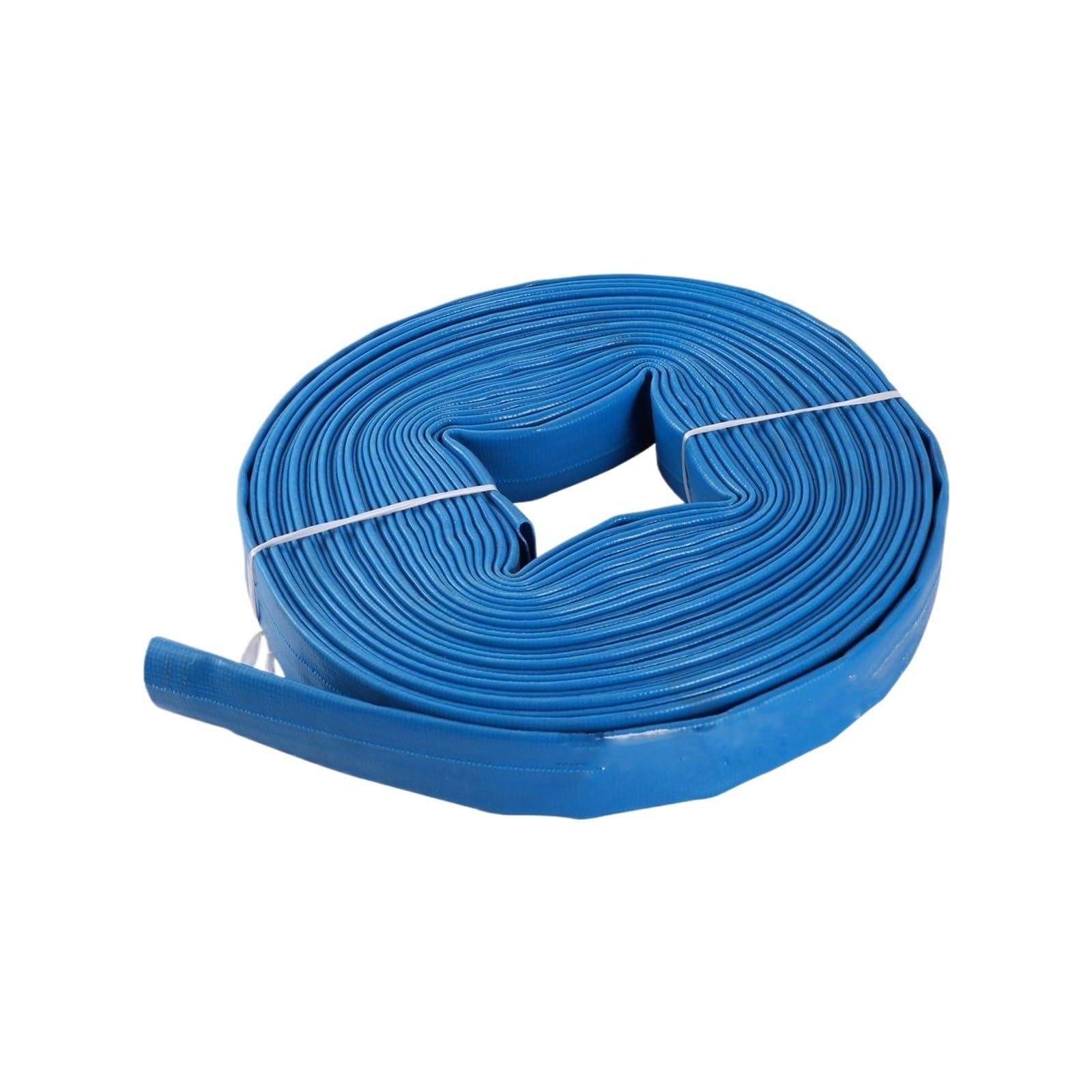 Manguera de jardín, manguera extensible retráctil Manguera de riego for jardín, huerto, tierras de cultivo, paisajismo, riego, ropa, manguera azul de riego(2inch(50mm))