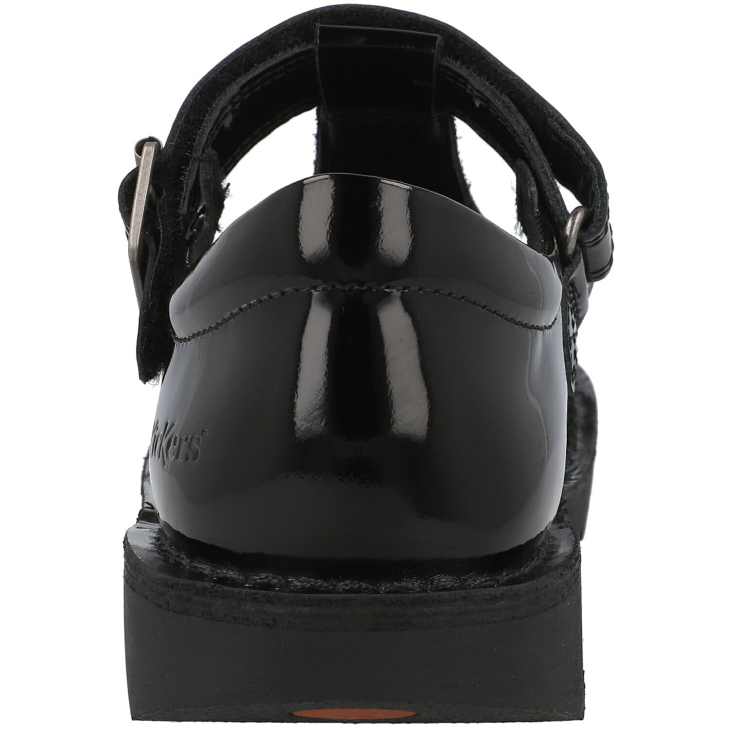 Kickers Kick T Vel J Nero Pelle Mary Jane Scarpe