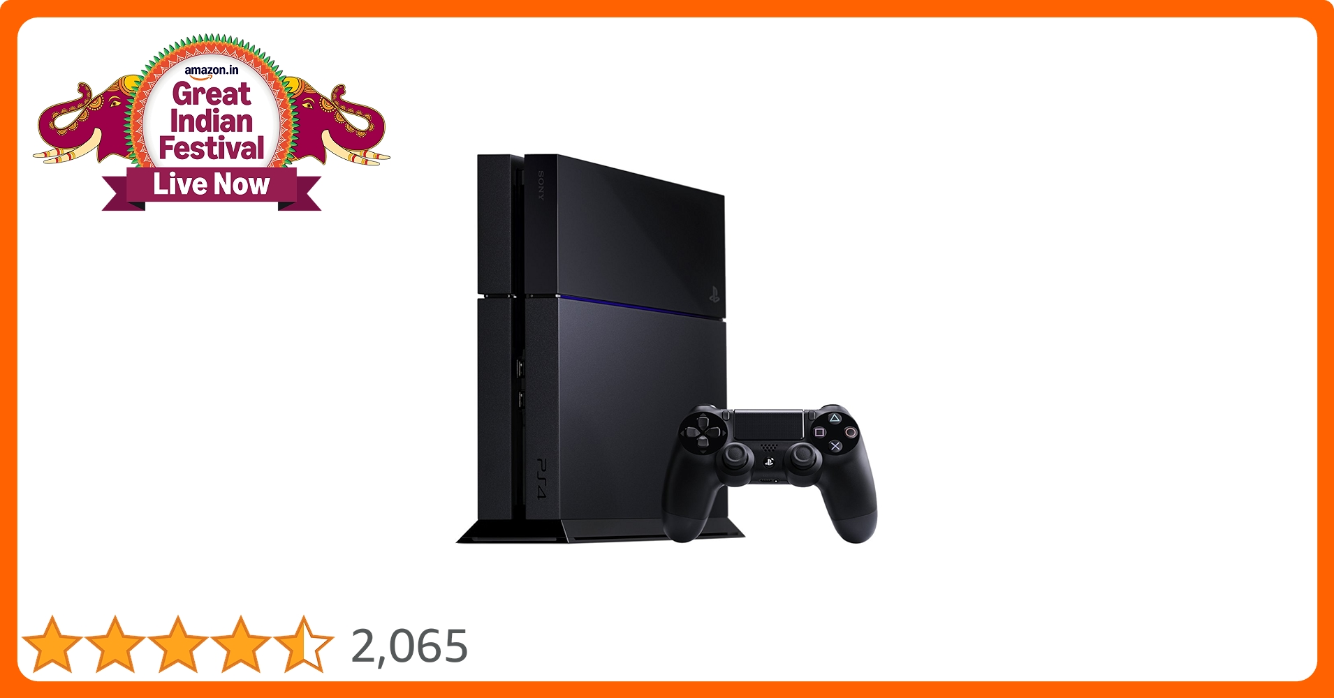 Sony PlayStation 4 500GB - Jet Black - Sony PS4 500GB