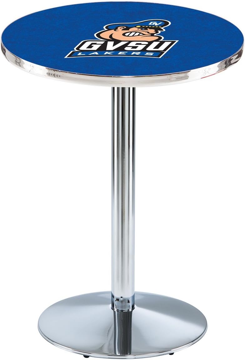 Holland Bar Stool Co. L214-36" Chrome Grand Valley State Pub Table