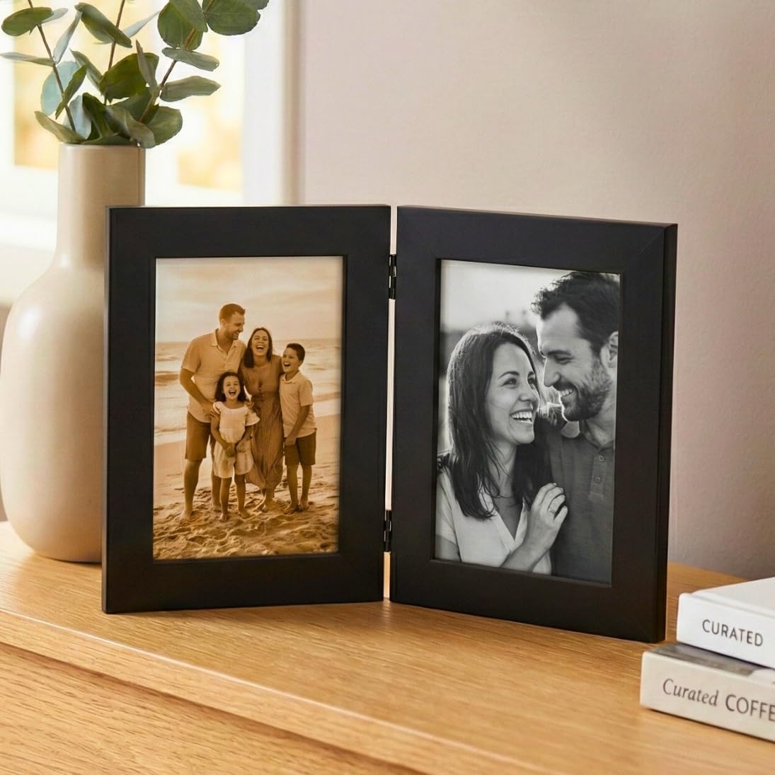Book Photo Frame - Unbreakable Acrylic Display -10 Book Photo Frame - Unbreakable Acrylic Display -10