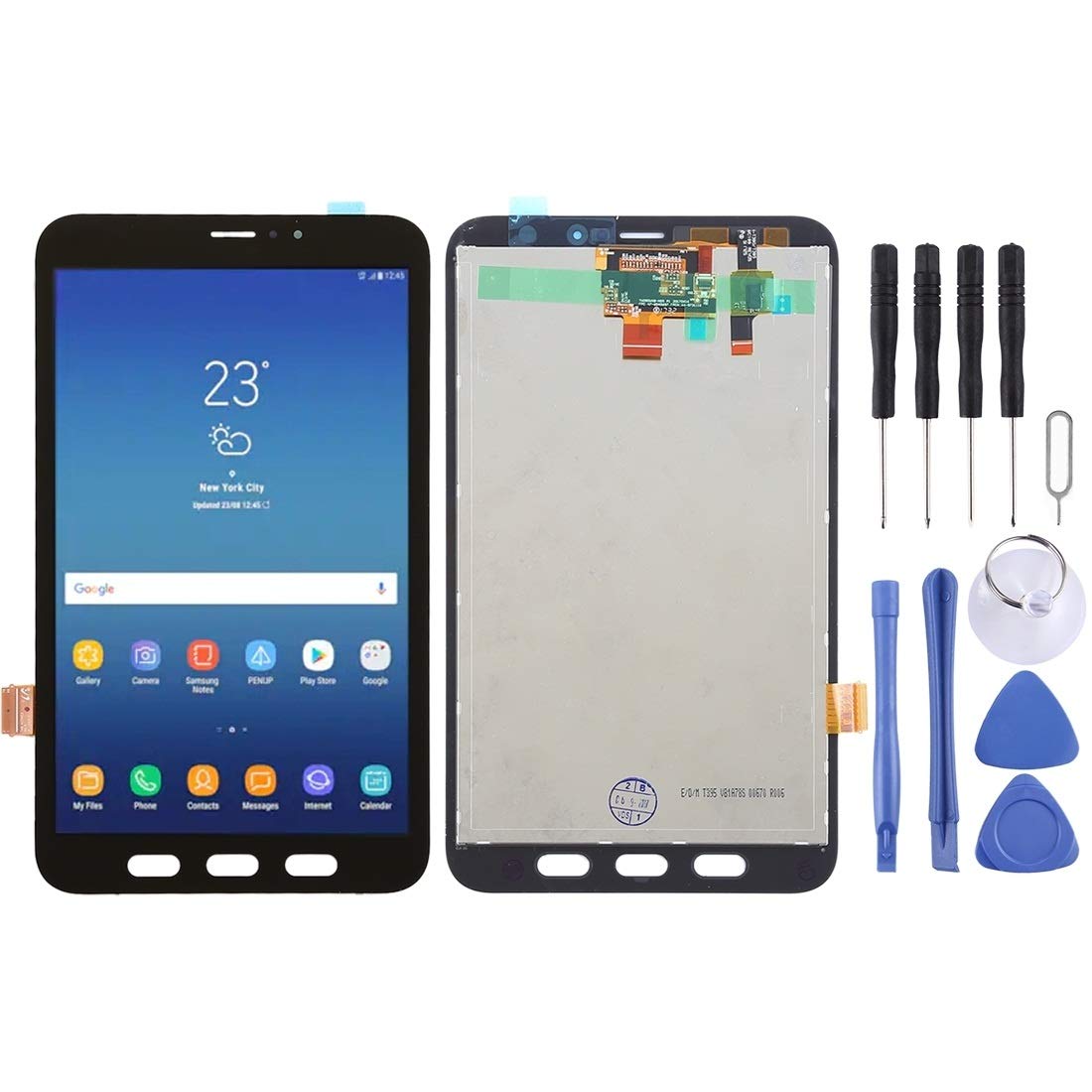 Réparer écran noir Samsung Tab Active2 T395 bloc LCD et tactile de rechange noir - 7