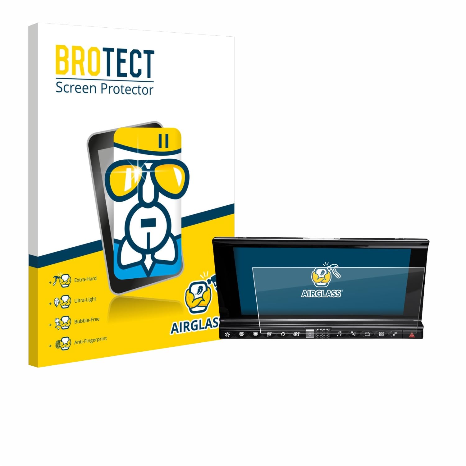 3 Pièces BROTECT AirGlass Protection D'écran En Verre Pour Odys Space One 10 SE LTE