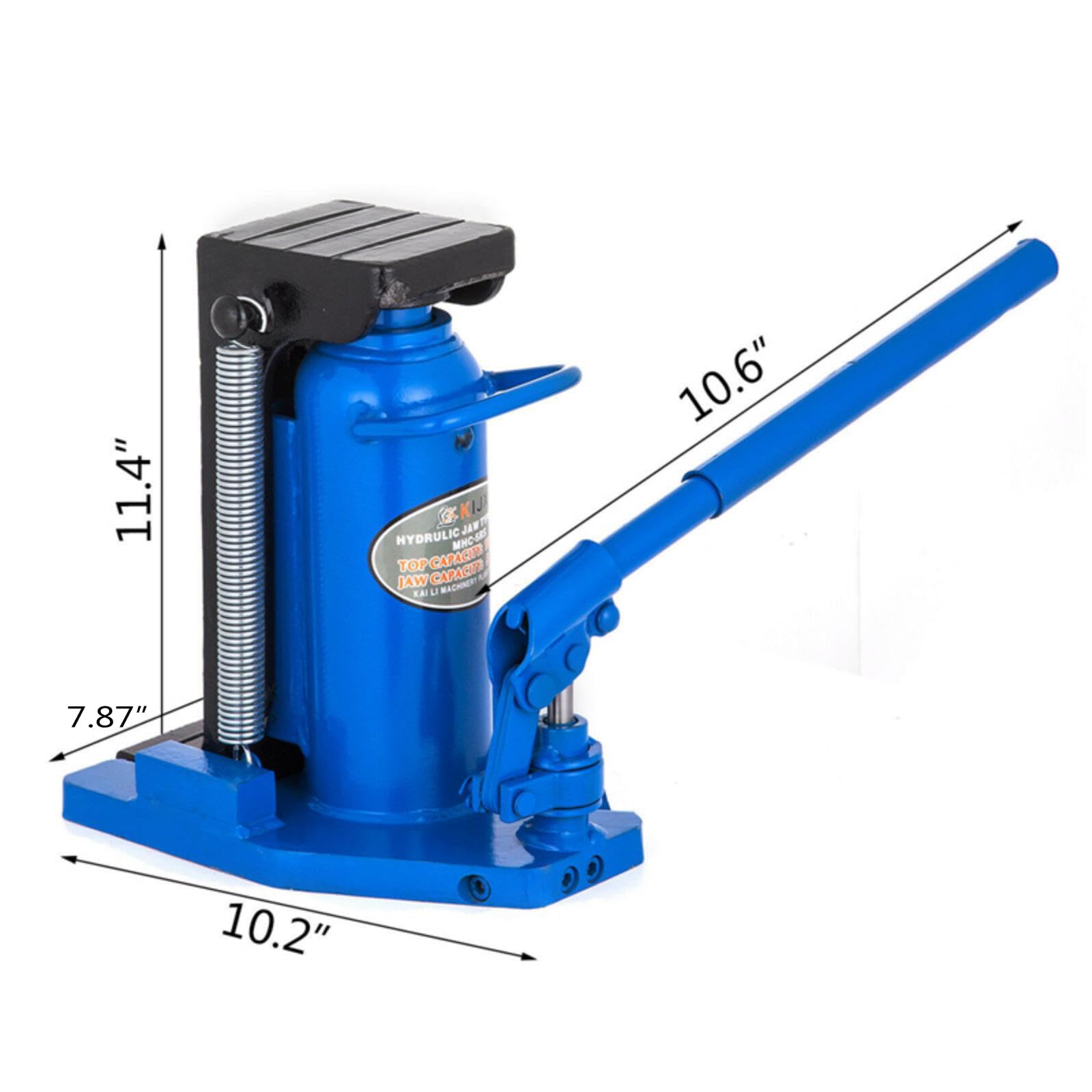 BEILOCKERY Hydraulic Machine Toe Jack Lift, 5/10 Ton Lifting Capacity, Low Level Heavy-Duty Crane, Claw Jack with Precision Cast Spring, Alloy Steel Materials