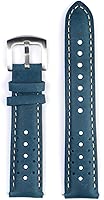 HYOPBSCN WCC00816 Handmade Cowhide Breathable Watch Band 18mm 19mm 20mm 22mm Men Women Oil Wax Genuine Leather Strap Watchband Accessories