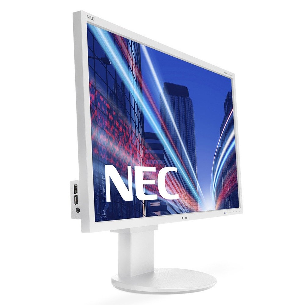 NEC 60003409 60,9 cm (24 Zoll) LED-Monitor (DVI, HDMI, 5ms Reaktionszeit) weiß