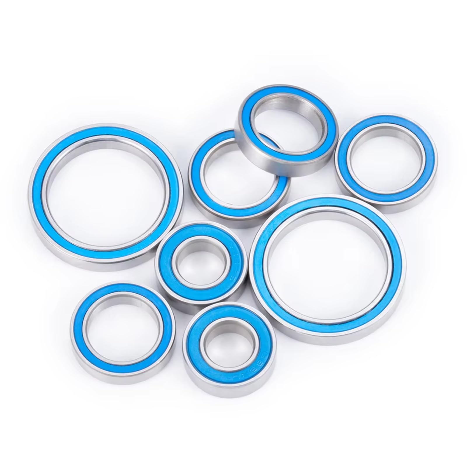 para Traxxas para Summit 1/10 45 Uds Kit Rodamientos Sellados Goma Modelo 56076 Piezas Mejora Accesorios Reemplazo Refacción Modificaciones Orugas Componentes Mejora RC