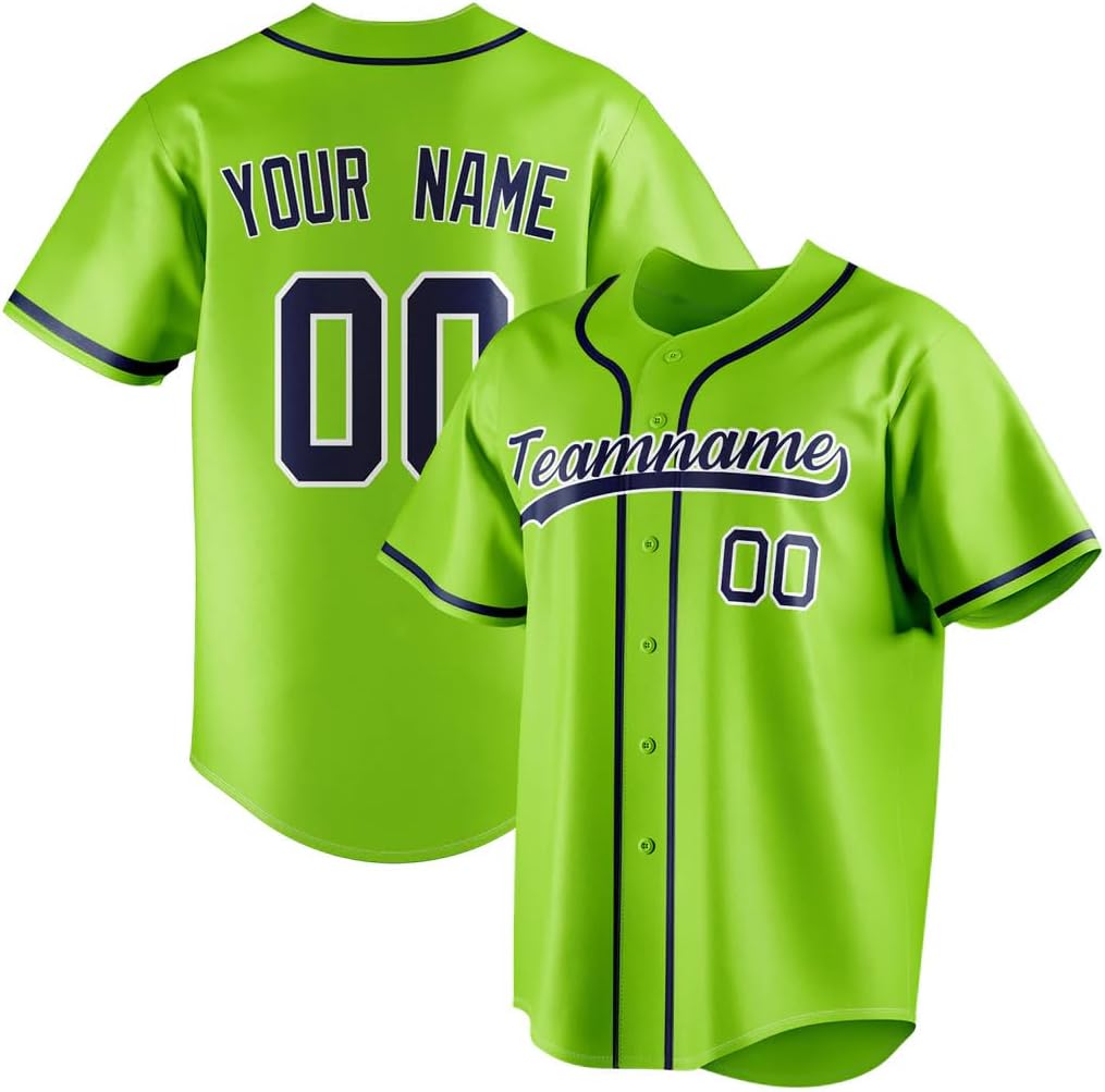 Baseball Jersey Personalized Custom Name Retro Colorful Unisex Tee 3DPrint Harajuku Casual Short Sleeve Summer Shirts