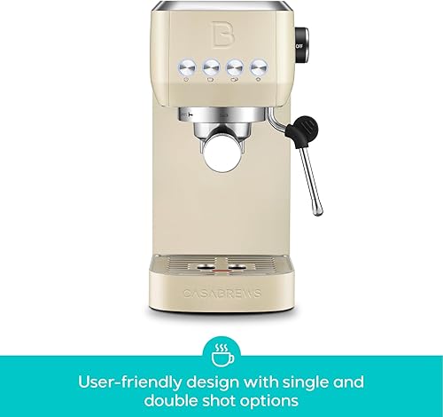 Miniatura 2 de CASABREWS Espresso Machine 20 Bar, Stainless Steel Coffee Maker with Steam Milk Frother, Espresso Coffee Machine Cappuccino Latte Machine with 49oz