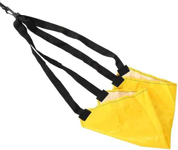 Swim Parachute, Swim Trainer Strength Training Harness Belt with Drag Parachute and Elastic Rope for Adults and Children