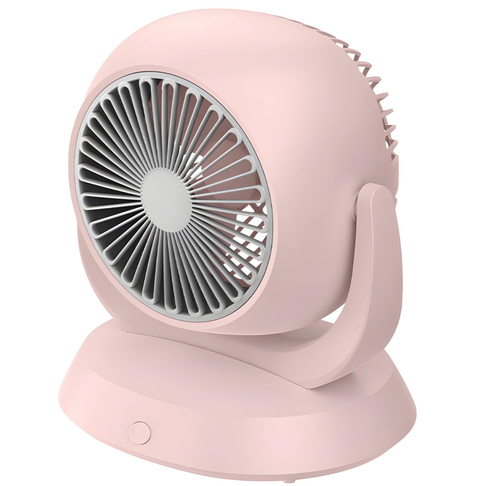 Ventilador circulador de ar para casa e escritório, ventilador de mesa recarregável por