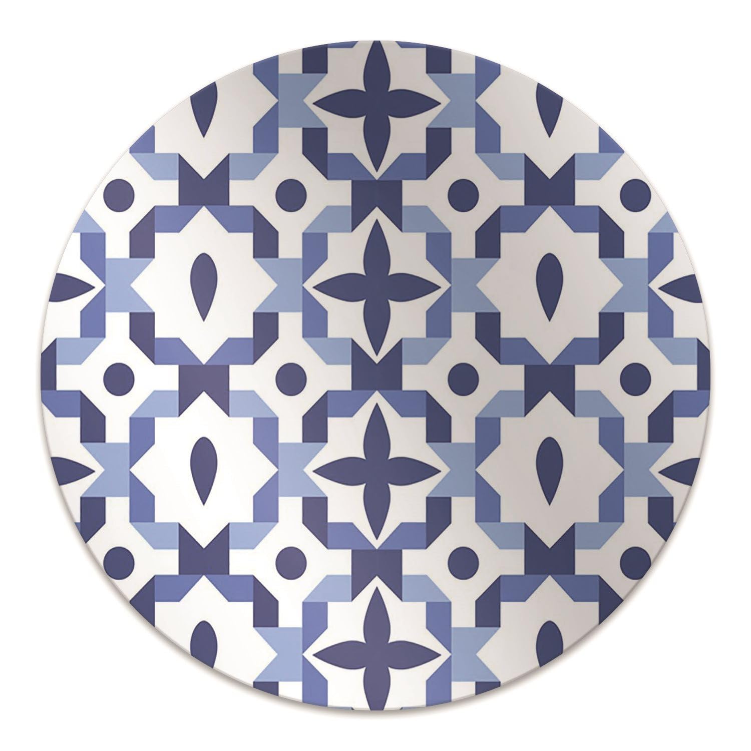 Tapis de chaise PVC protège-sol antidérapant ø100 cm imperméable pour bureau et maison