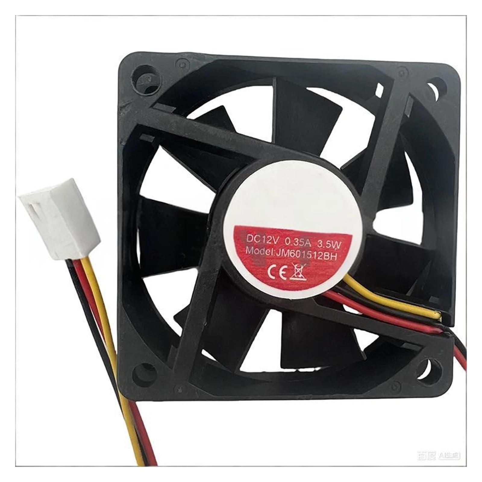 LZIKKGKI JM601512BH 6cm 60mm Fan 60x60x15mm DC12V 0.35A 0.40A 3pin Double Ball Cooling Fan