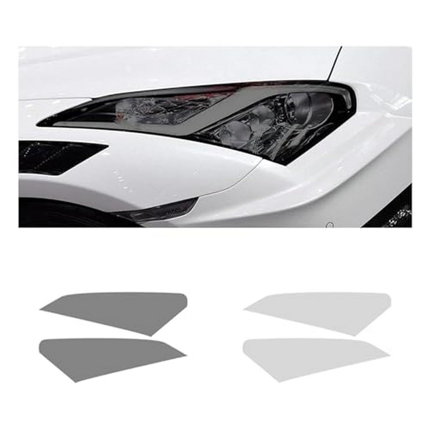 Film protection phare GTR R35 TPU noir transparent idéal sorties circuit et route