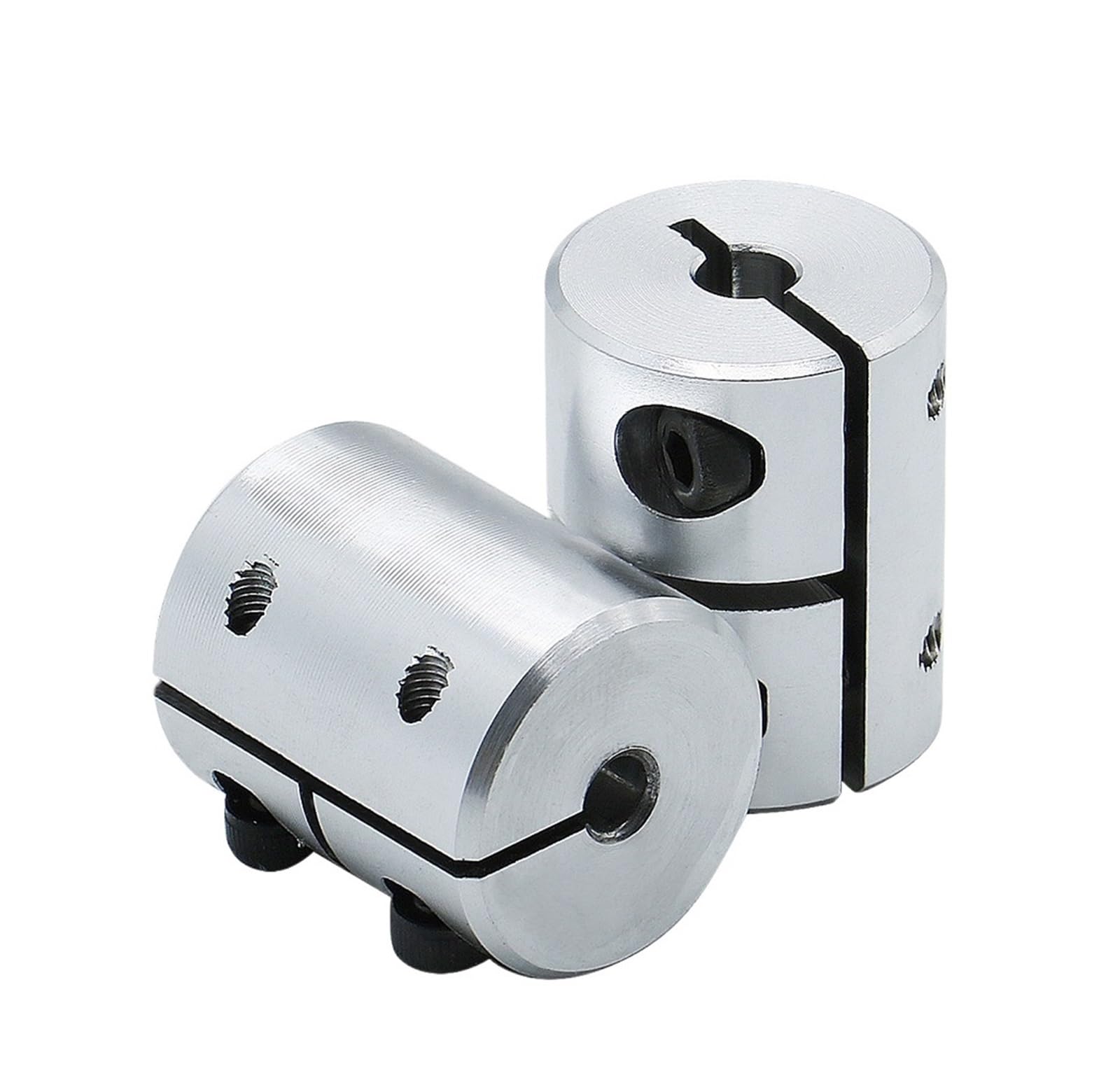 Rigid coupling,Stainless steel rigid coupling 1pcs D25L30 3D Printer Part Lead Screw Aluminium RIgid Coupler Coupling for Motor Electric CNC Machine(5x12)