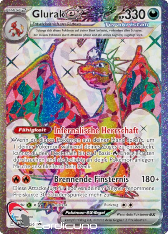 glurak pokemon card value Custom Pokmon Golden Charizard Full Art GX This Pokemon does not receive damage from attacks when on the bench Charizard ex330 HP Glurak-Holo German (4) 2021 Pokemon