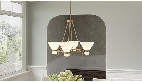 Miniatura 7 de Quoizel MGD5025NWS - Candelabro de caléndula, 4 luces, 400 vatios totales, latón desgastado pintado Nouveau