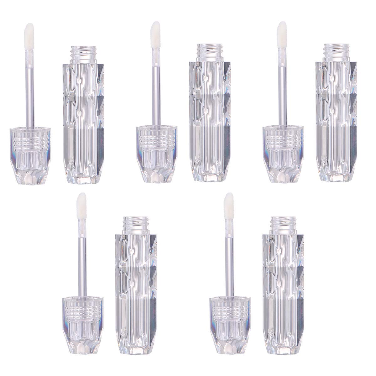 SHERCHPRY 3 Sätze Teiliges Set Mini Leere Lipgloss Röhrchen Diy Lippenstift Kosmetik Verpackung Für Mädchen Für Lipgloss Und Lippenbalsam 5 Stück * 3