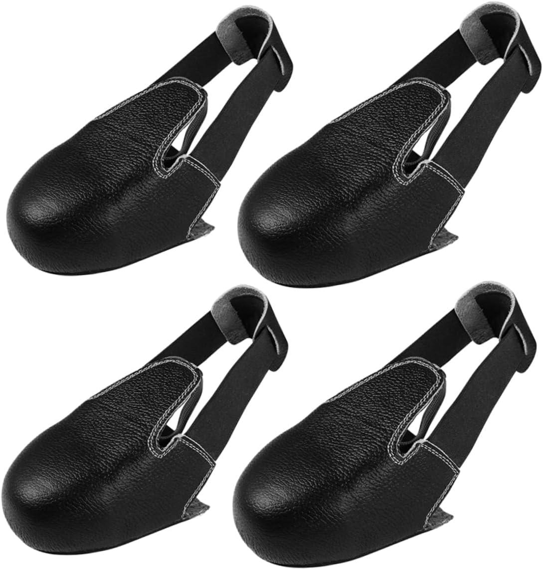 GLEAVI Warm and Safe 2 Pairs Covers Non Slip Shoe Covers for Men's Work Boots Construction Use