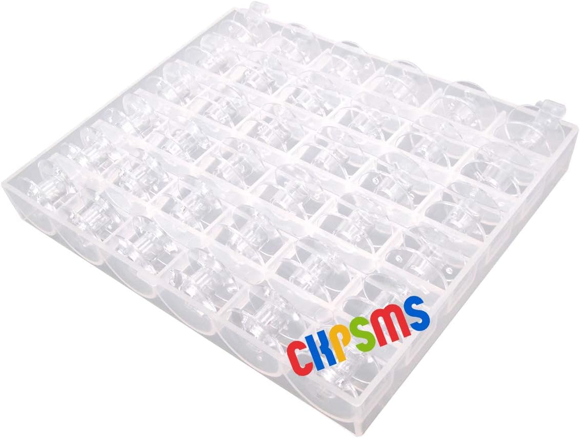 CKPSMS Brand - #9033P BOBBINS Plastic Compatible with/Replacement for PFAFF Brand 1469 1471 1472 1473 1475 1475CD 1520 Select 3.0 1069 6250 6270 Creative 2134 + (36PCS+Box)