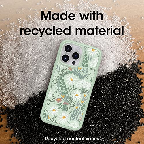 Image of OtterBox iPhone 14 Pro Max (ONLY) Symmetry Series+ Case - SAGE Advice (Green), Ultra-Sleek, Snaps to MagSafe, Raised Edges Protect Camera & Screen