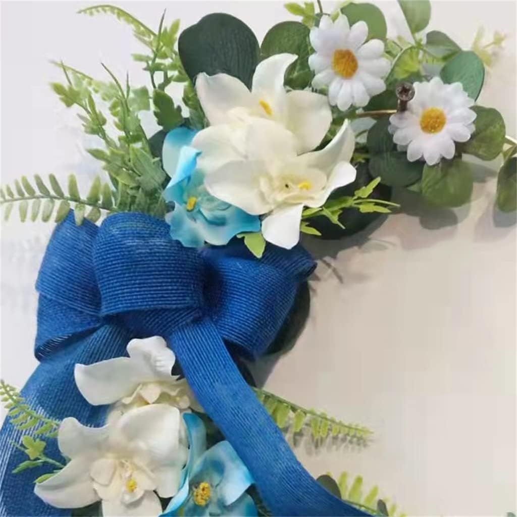 Simulated Green Wreath Display Window and Door Hanging, Interior Decoration Wall Hanging