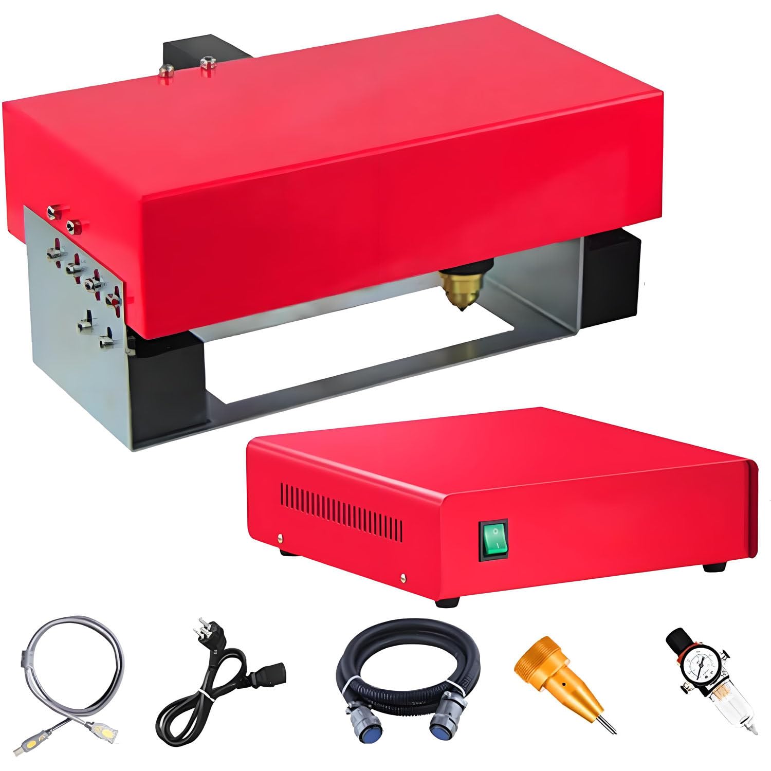 GLETSF Wheel Transfer Line Marking Machine with Spray Paint for Schools, Sports Surfaces, Factory Marking,