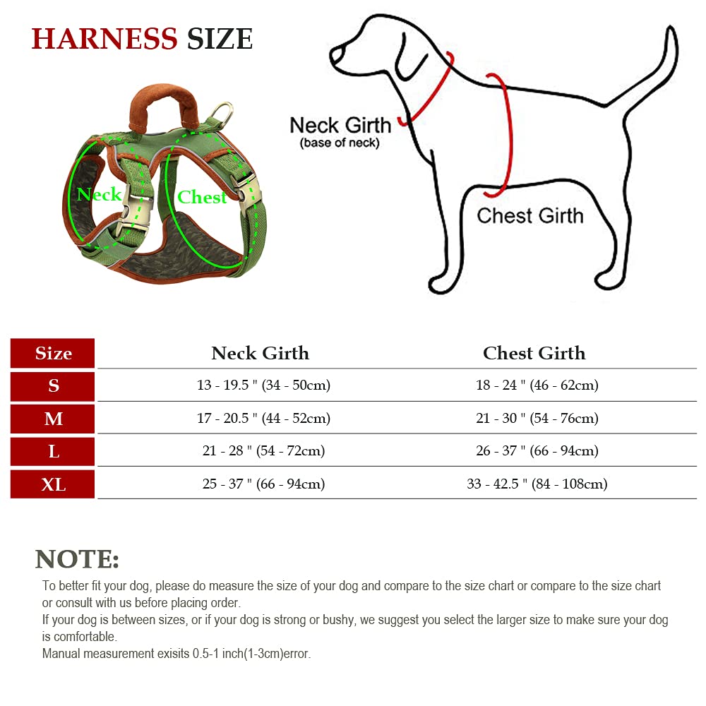 arnés para Perros, Arnés Reflectante Ajustable for Perros con asa, Chaleco Correa for el Pecho for Entrenamiento de Grandes y Mascotas(Brown,XL1)