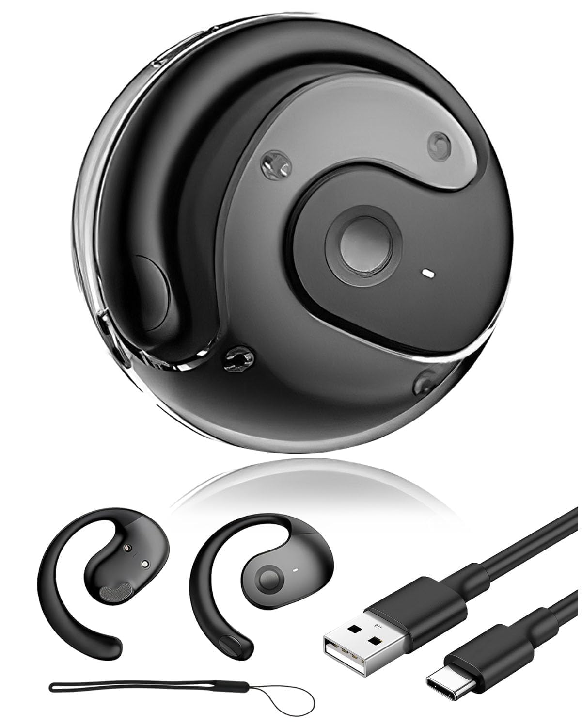 coalwop AI Language Translation Earbuds Real Time 144 Languages Translating Headphones with Microphone 48h Battery Life Bluetooth 5.4 The for Classmates/Friends/Colleagues/Family