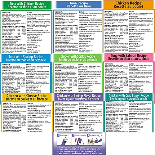 Inaba Churu Cat Treats, Grain-Free, Lickable, Squeezable Creamy Purée Cat Treat/Topper With Vitamin E & Taurine, 0.5 Ounces Each Tube, 36 Tubes (4 Per Pack), 9 Flavor Variety #TOP1