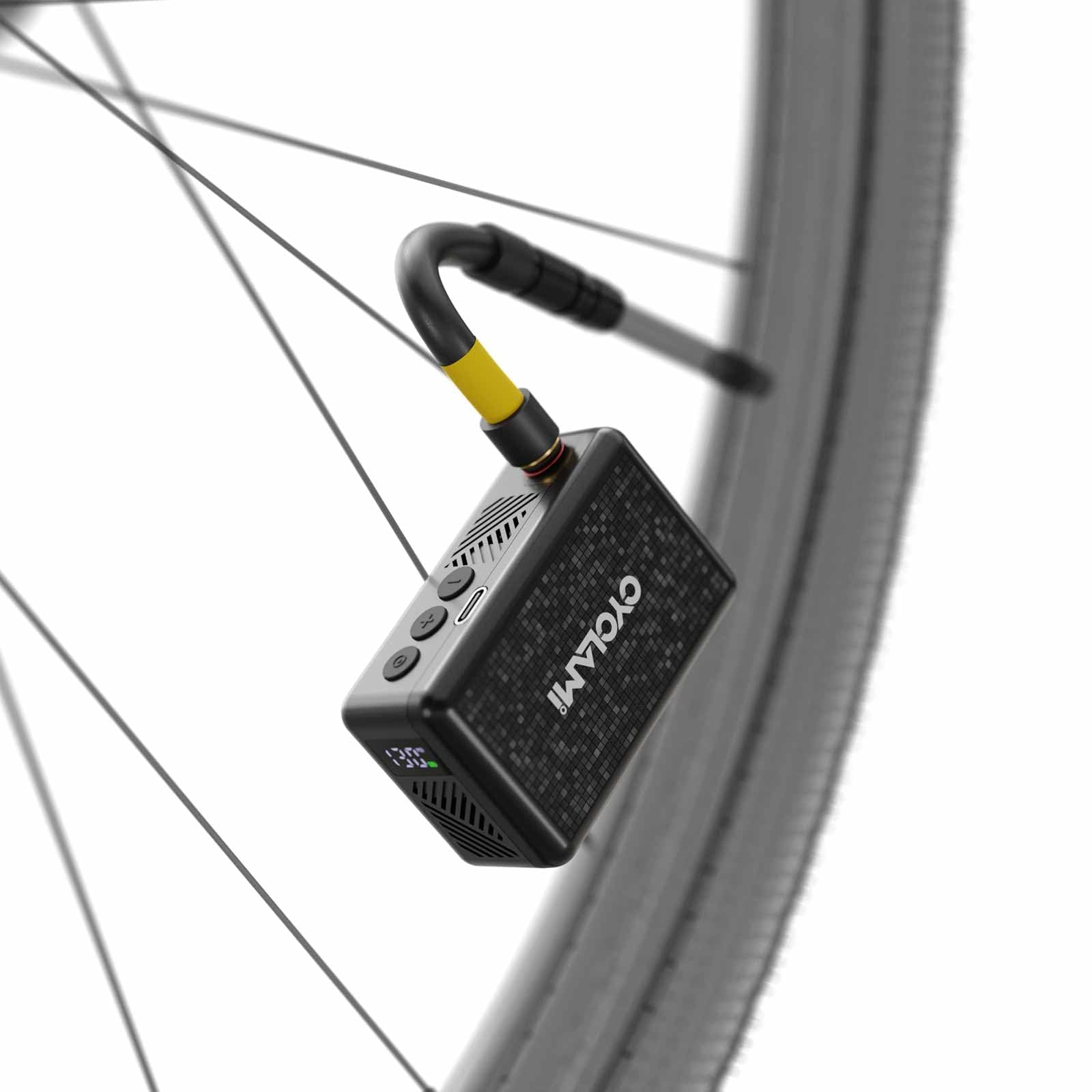 Amazon | CYCLAMI AM6 自転車用 電動空気入れ 130PSI ロードバイク