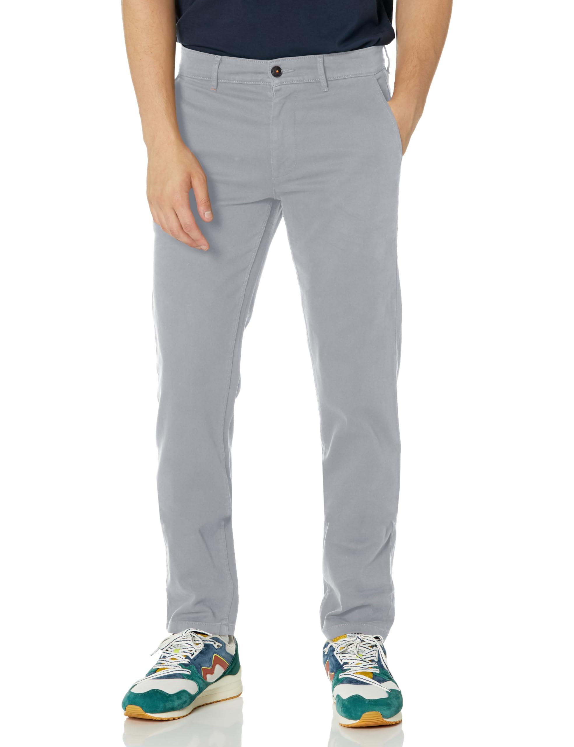 BOSS Mens Chino Slim Leg Twill Cotton Trousers