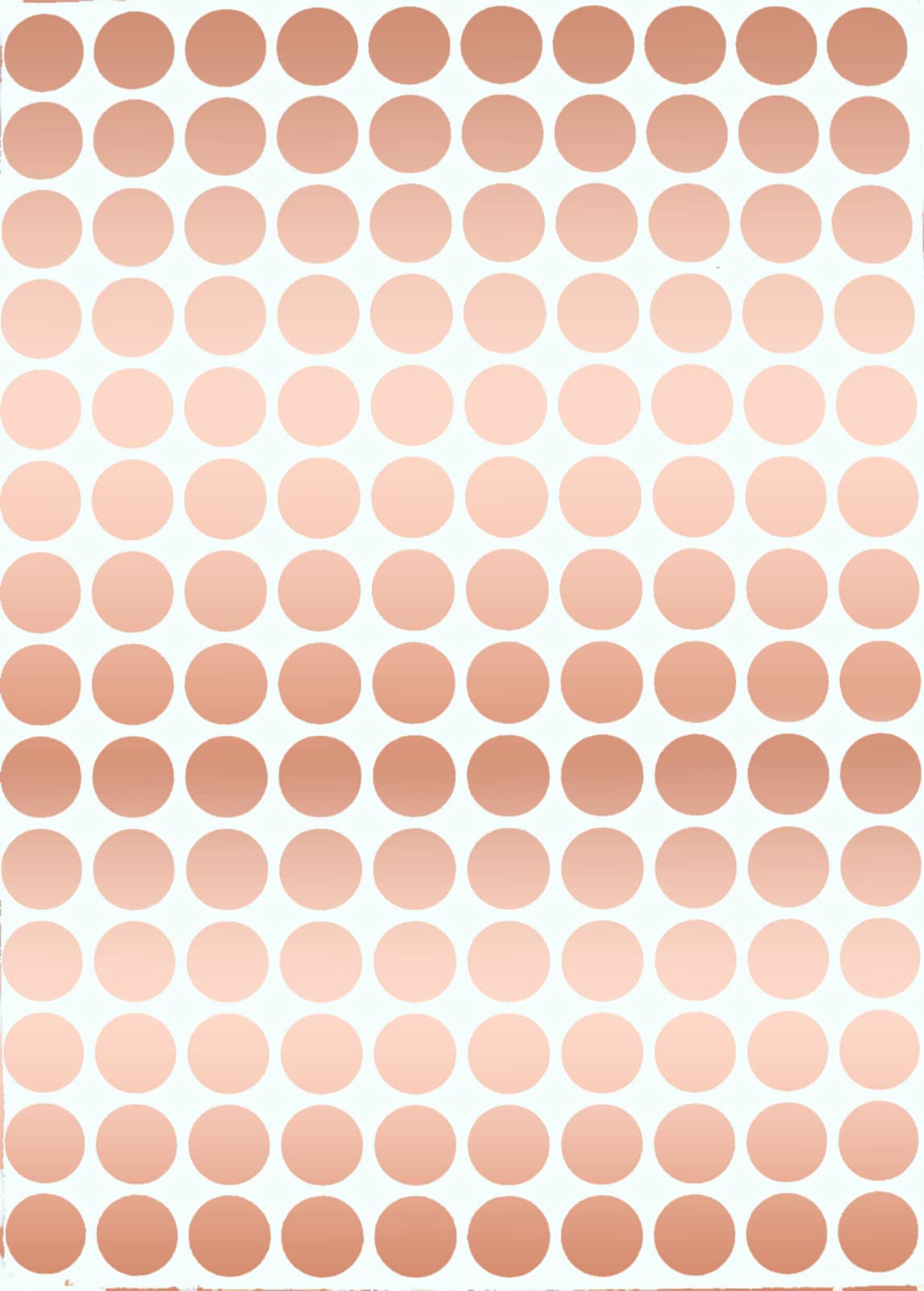 Royal Green Metallic Foil Stickers 3/8" (0.375) inches Rose Gold Dot Sticker 10mm - 2100 Pack