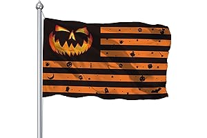 Halloween Large Pumpkin Garden Flag 3x5 Ft