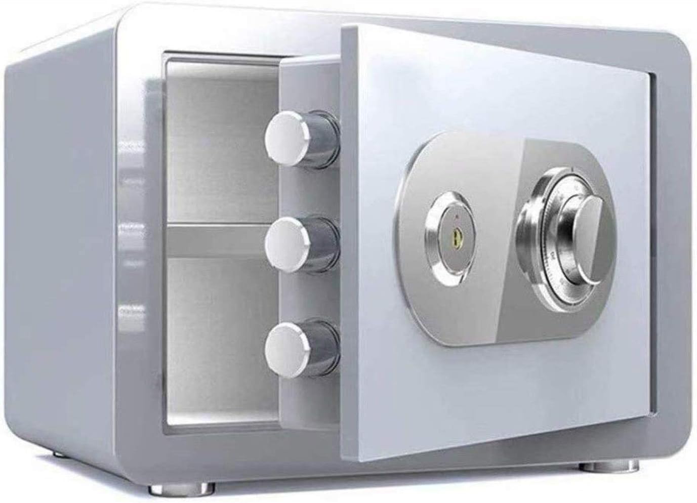 BINLAIShousehold Mechanical Lock + Key Sdeposit Box High Security Steel Selectronic Sdeposit Box