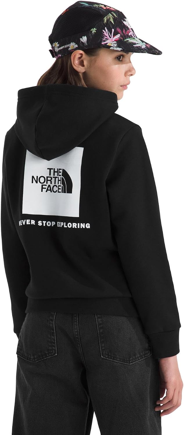 The North Face Kids' Evolution Box Logo Nse Pullover Hoodie - Hooded Sweatshirt for Boys & Girls, Kangaroo Hand Pocket