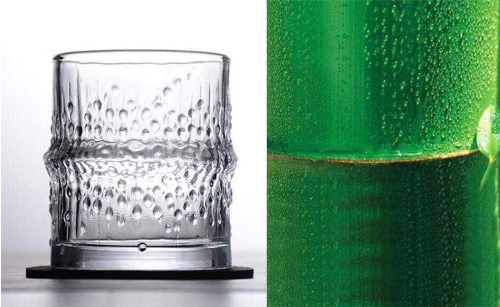 Maya Star Japanese-style Clear Whiskey Scotch Whiskey Brandy Whiskey Cocktail Glass - Bamboo Pole Pattern