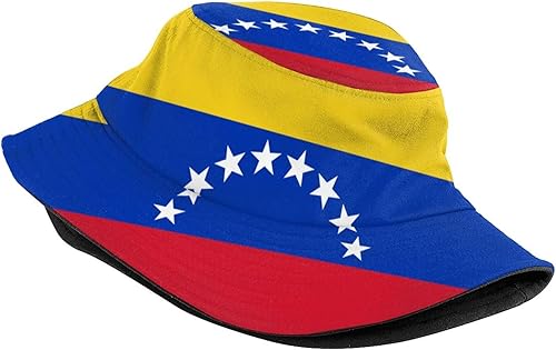 Miniatura 2 de Lindo sombrero de pescador con bandera divertida, plegable, a la moda, para exteriores, para mujeres, hombres, niños y niñas