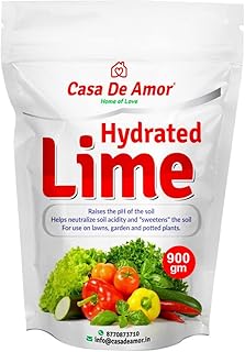 Casa De Amor Hydrated Lime for Gardening and Essential Soil Amendment (900 gm)