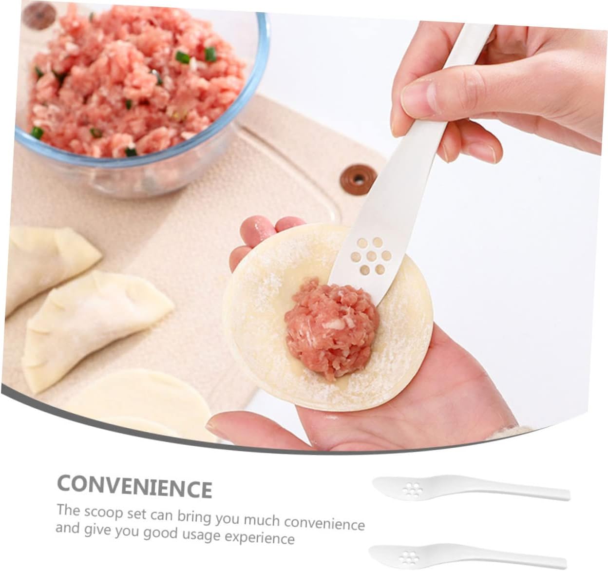 2pcs Melon Scooper Plastic Watermelon Spoon for Kitchen Use