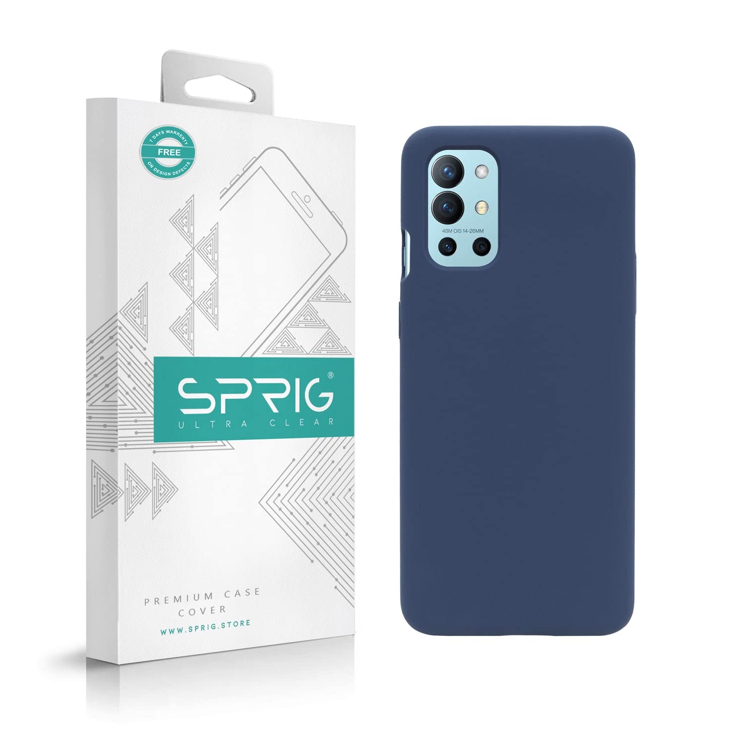 SPRIG Silicone Back Cover Case for OnePlus 9R (Midnight Blue) (B09D9L14YS) Amazon Price History, Amazon Price Tracker