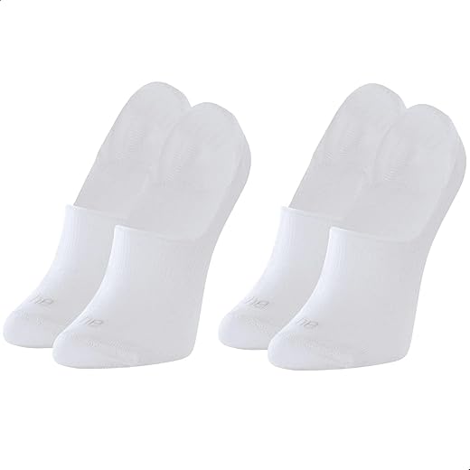 Kit 2 Pares Meia Super Invisível Borda Siliconada com Algodão Feminina She by Mash