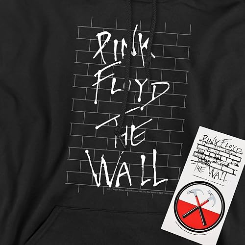 Miniatura 4 de Pink Floyd The Wall Album Rock Band - Sudadera con capucha negra