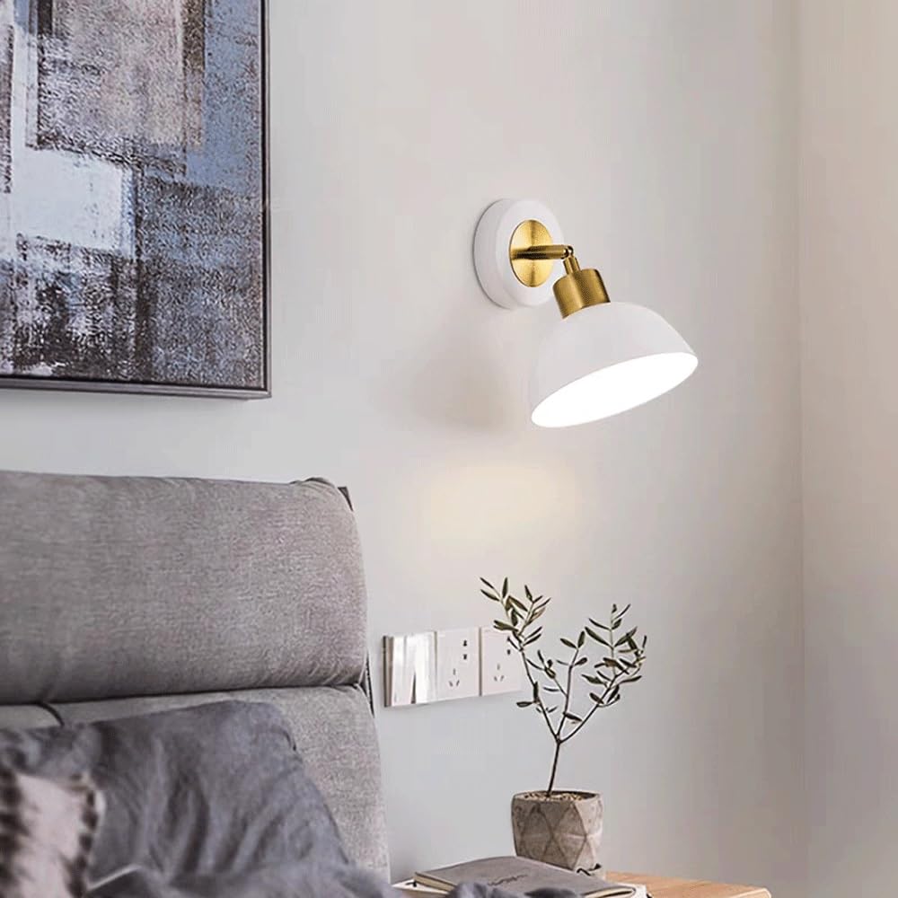 Genérico Lámpara de pared moderna con brazo oscilante