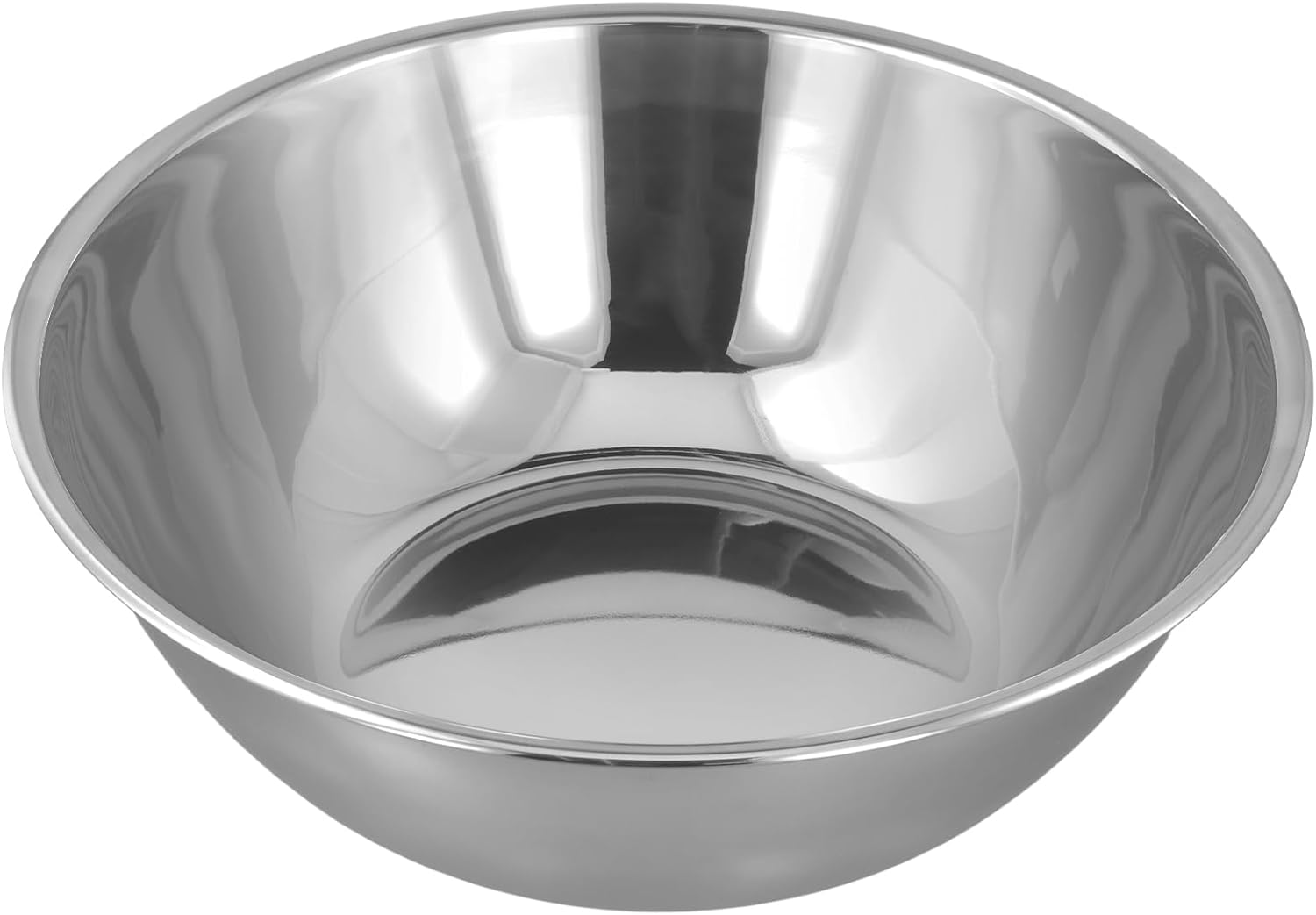 SHEUTSAN 4 PCS 8 Quart Stainless Steel Mixing Bowls, 13.3 x 7.4 x 4.7 Inch Metal Mixing Bowls for Food Home Kitchen