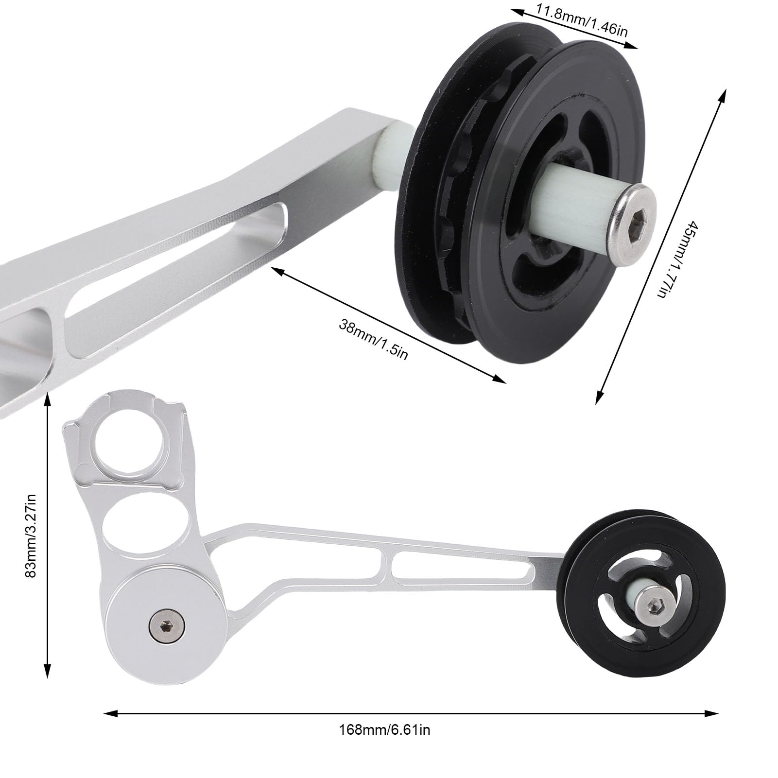 Sonew Naciągacz łańcucha Rowerowego Składanego RD30 do Rowerów Pline Tline,