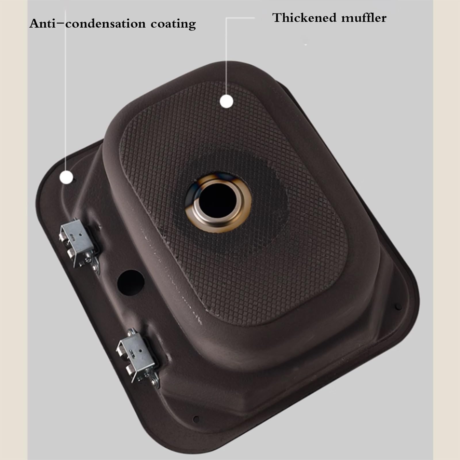 Fregadero De Cocina De Acero Inoxidable Para Autocaravana Con Tapa – Grifo Plegable Cuadrado Para Autocaravana, Preparación De Alimentos, Lavado – Ahorra Espacio Oculto